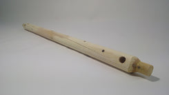 Cross log for a 5' lawn swing, made of wood, with two holes and two tenons for swing back.